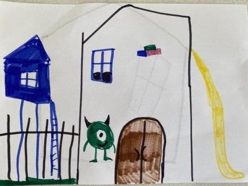 Matt Pigram's Daughter's Monsters Inc House, Age 8